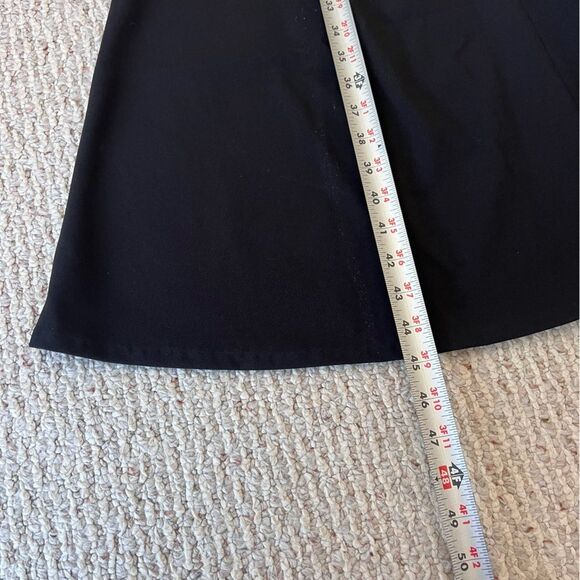 NWT Halston Fit &. Flare Black Midi Dress - Picture 2 of 13